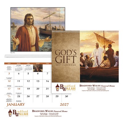 Good Value™ God's Gift w Funeral Pre-Planning Sheet - Spiral Calendar