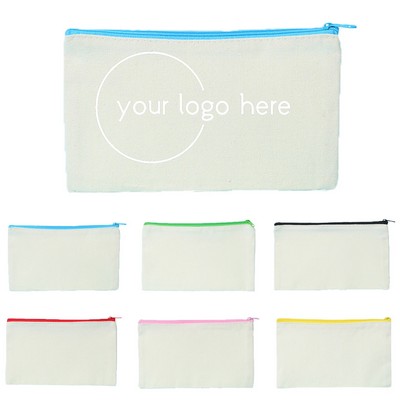 Multipurpose Canvas Zippered Bag
