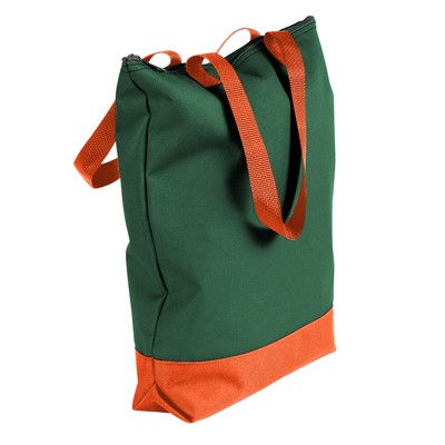 USA & Union Made 600D Polyester Notebook Tote Bag (14"x15"x3")