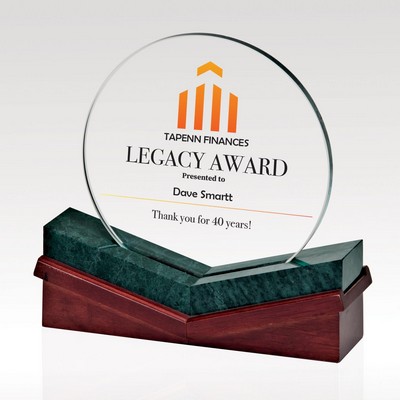 Jade Glass Cherry Award - Large