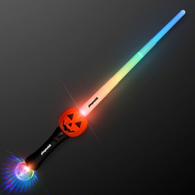 LED Pumpkin Toy Sword Expanding Saber - PRINTED