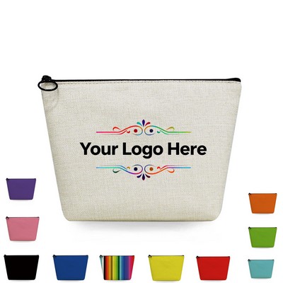 Large Canvas Makeup Bag