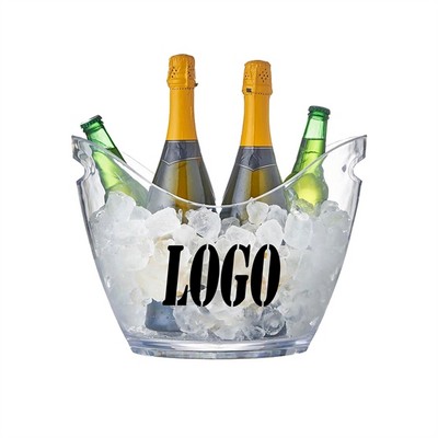 Acrylic Handle Ice Bucket Cooler
