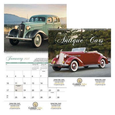 Triumph® Calendars Antique Cars Calendar