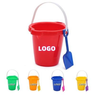 Large Sand Bucket Pail With Shovel