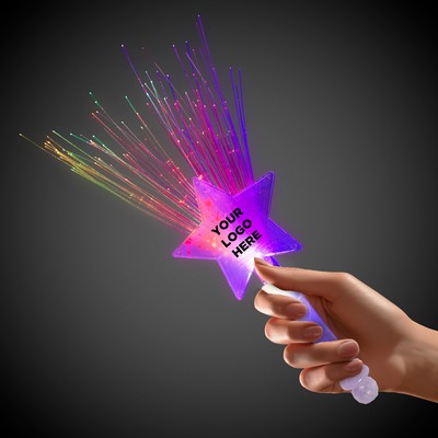 Fiber Optic LED Star Wand(Pad Print)