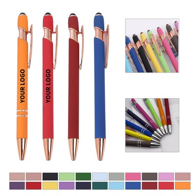 Aluminum Rod Ballpoint Pen With Retractable Press Design