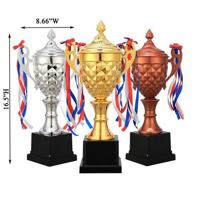 Silver Cast Metal Trophy Cup