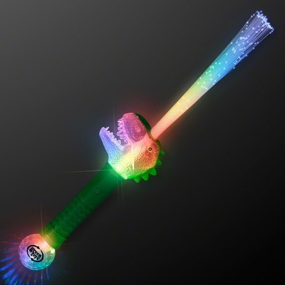 T-Rex Dinosaur Light Wand 14.5" - PRINTED