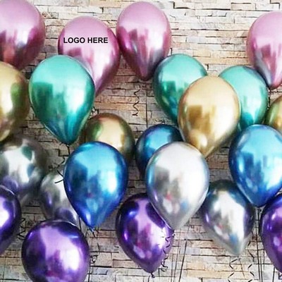 12'' Metallic Latex Balloons