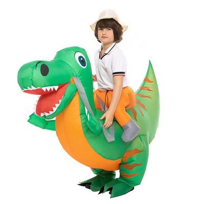 Dinosaur Mount Riding Inflatable Costume