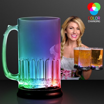 24 oz. Big Light Up Flashing Beer Mug - BLANK