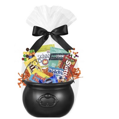 Halloween Candy Cauldron Basket
