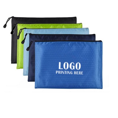 Canvas Zipper Cosmetic Pouch