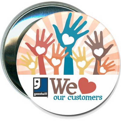 Business - Goodwill, We Love Our Customers - 3'' Round Button