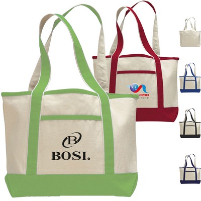 Deluxe Shopping Cotton Canvas Tote Bag