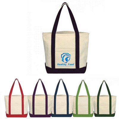 16 Oz.LARGE COTTON CANVAS TOTE BAG