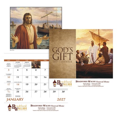 Good Value™ God's Gift - Stapled Calendar