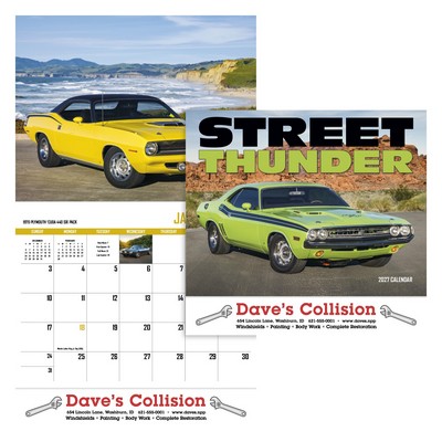 HotLine® Products Street Thunder Appointment Calendar - Stapled