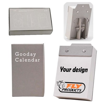 Custom Hanging Wall Desktop Cube Daily Calendar