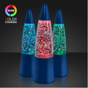 Blue LED Glitter Lamp - BLANK