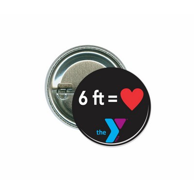 Event - 6' = Love - 1 1/2'' Round Button