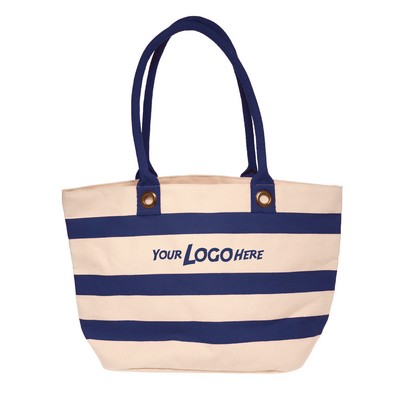 Stripe Seaside Tote Bags