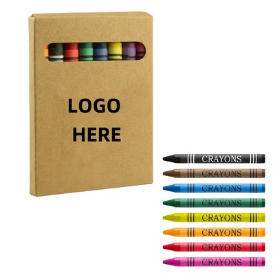 8 pcs Vibrant Colored Durable Bulk Crayons Of Teacher Quality For Classroom And Home