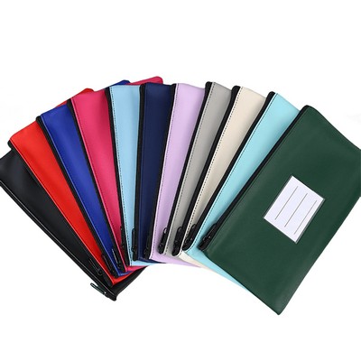 Bank Deposit Money Bags with Zipper