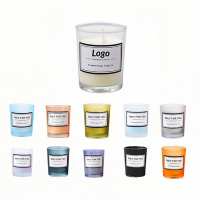 Soy Wax Scented Candle in Glass Jar with Lid