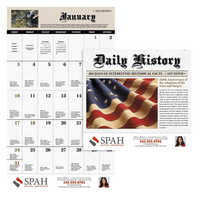 13 Month Daily History - Stapled