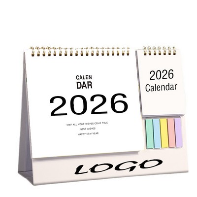 2026 Standing Page Flip Desk Calendar
