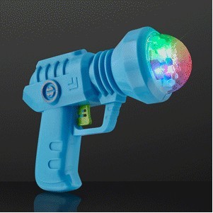 Space Gun Cool Light Toy, LED Projecting + No Sound - BLANK