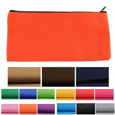 Colorful Canvas Pencil Bag