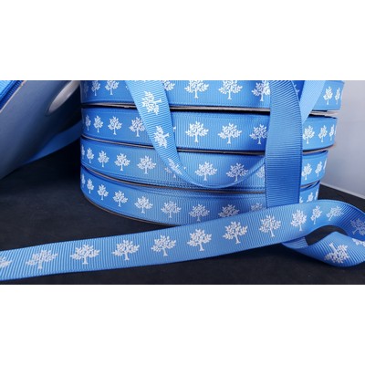 Woven Edge Grosgrain Double Faced Ribbon w/w/Hot Stamp (5/8" x 100 Yard Roll)