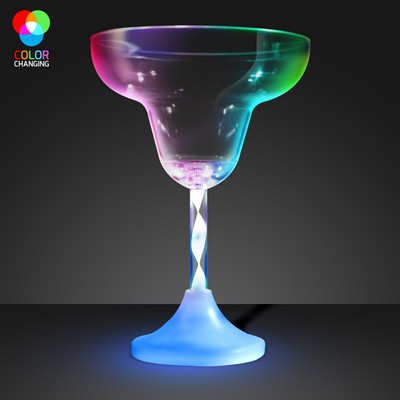 Margarita LED Spiral Stem Glass - BLANK