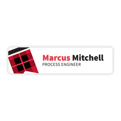 UV Full-Color Personalized Nameplate (8"x2") Spectrum Series (60mil)
