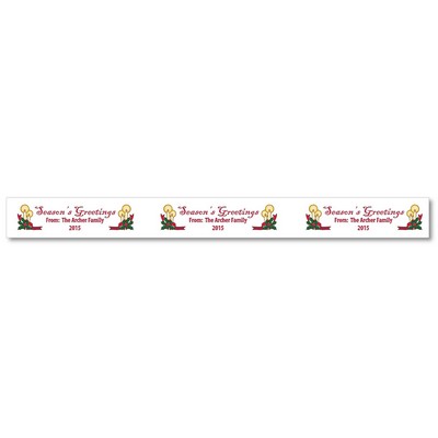 1" Polyester Satin Dye Sublimated Ribbon