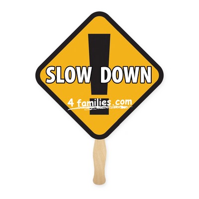 Diamond Sandwich Hand Fan