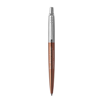 Parker Jotter London Stainless Steel Ballpoint - Chelsea Orange - Chrome Trim