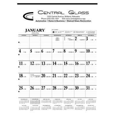 HotLine® Products Large Contractor Calendar