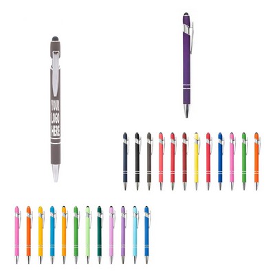 Aluminum Rod Plastic Ballpoint Gift Pen