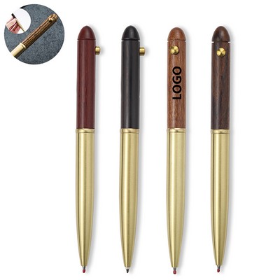 Rotating Wooden Neutral Pen