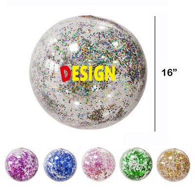 Clear Beach Ball