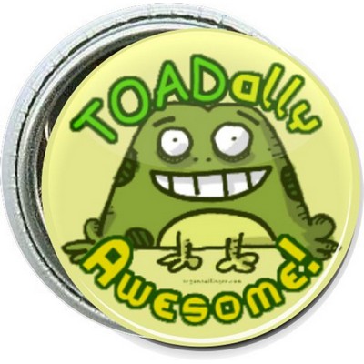 Kids - Toadally Awesome - 1'' Round Button