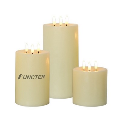 Electronic Candle Remote Control 3 Head 4 x 12"