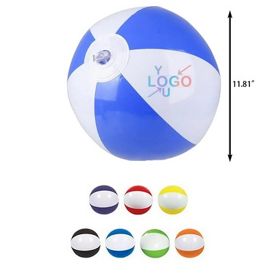 Inflatable 12" Summer Pool Beach Ball