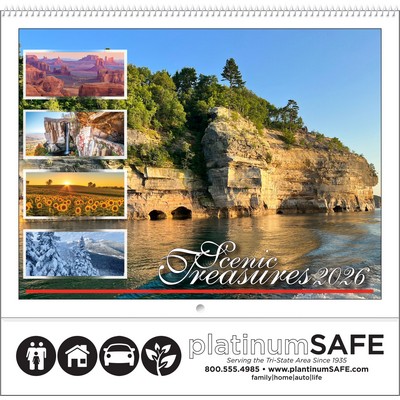 Scenic Treasures 12 Subject Appointment Calendar
