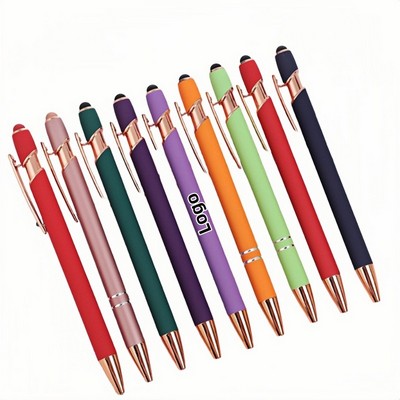 Rose Gold Aluminum Ballpoint Pen with Premium Finish