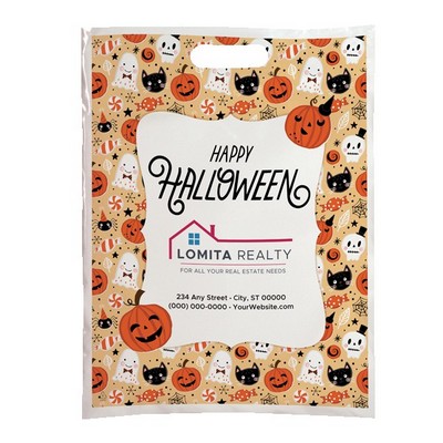 Halloween Scatter Design 3 Plastic Bag (12" x 15")
